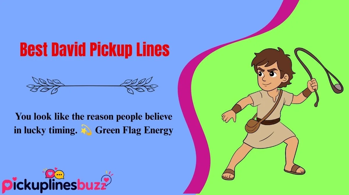 Best David Pickup Lines